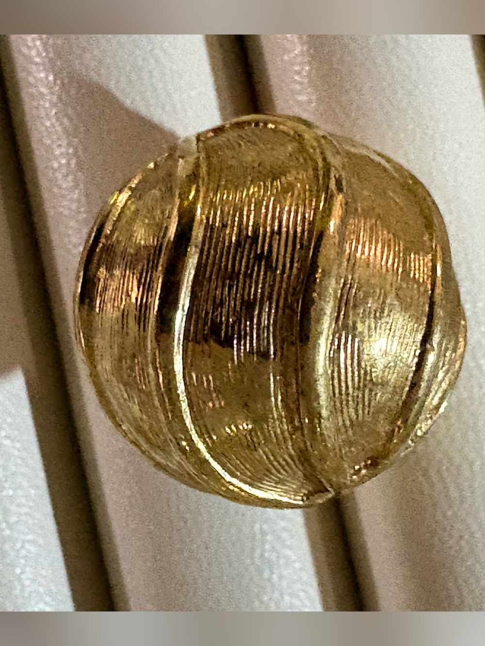 Stunning Large Gold Pendant Vintage